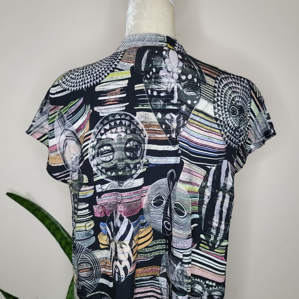 Bitte Kai Rand Mask Print Top - Picture 8 of 9